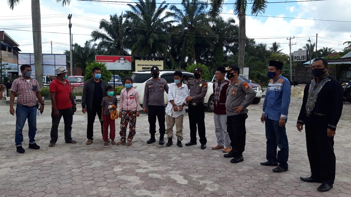 Dalam Sekejap, Jajaran Polsek Kandis Polres Siak Berhasil Ringkus Pelaku  Pembawa Kabur Anak Dibawah