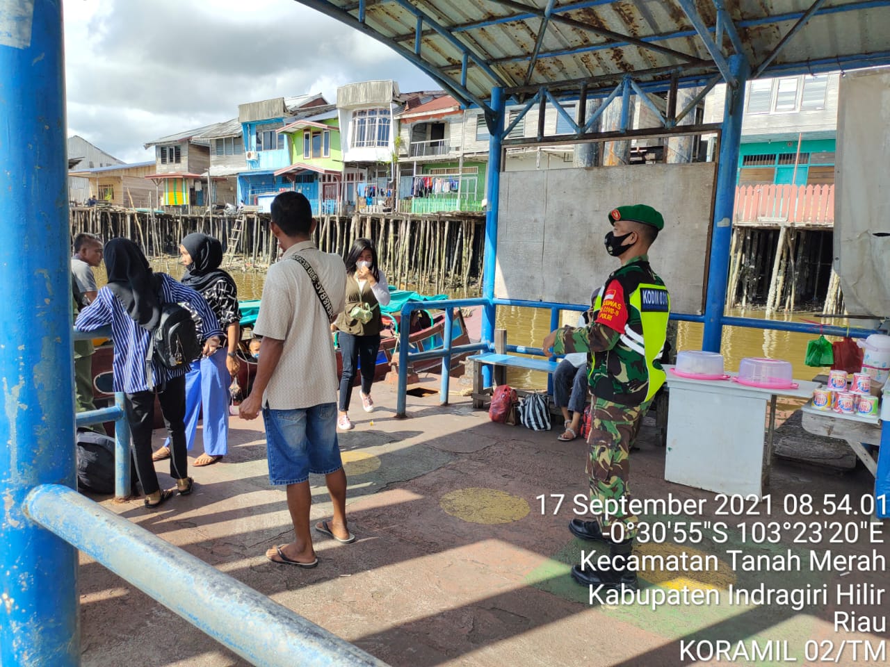 Penumpang yang Turun dan Naik di Pelabuhan Tanah Merah Wajib Patuhi Protkes