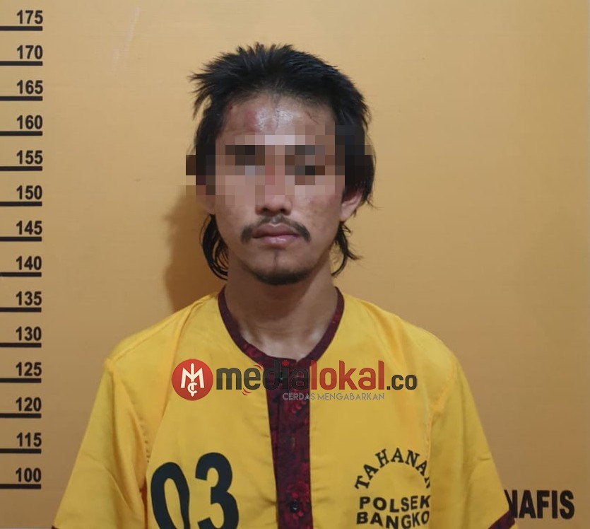 Polsek Bangko Ringkus Buruh Pembacok Di Pajak Ikan Bagan Hulu