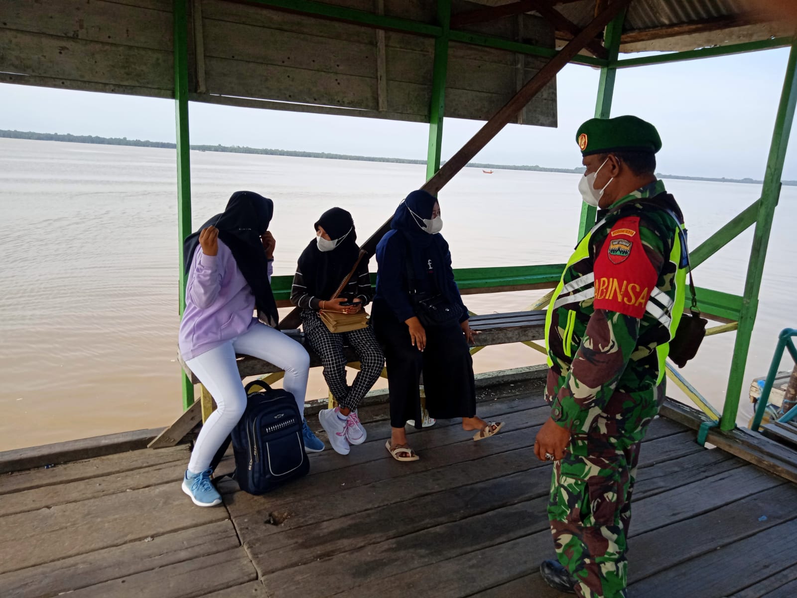 Pusat-pusat Keramaian Rutin Jadi Sasaran Penegakan Protkes Koramil 04/Kuindra