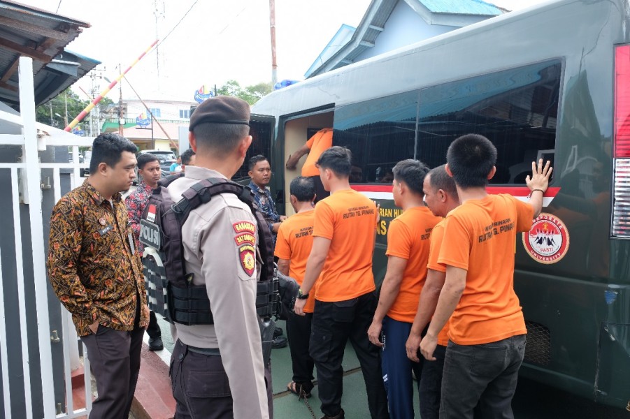 Rutan Tanjungpinang Mutasi Warga Binaan Ke Lapas