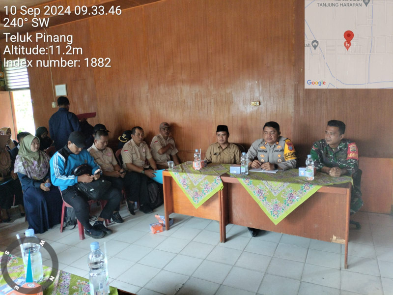 Babinsa 05/Gas Hadiri Rapat Pleno Terbuka Rekapitulasi DPSHP Pemilihan Umum Tahun 2024