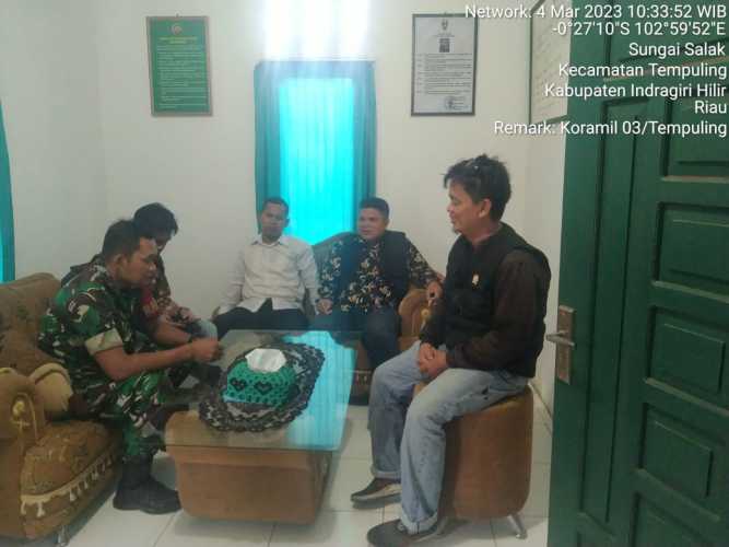 Koramil 03/Tpl Sebagai Komponen Keamanan Kecamatan Siap Kawal Tahapan Pemilu 2024