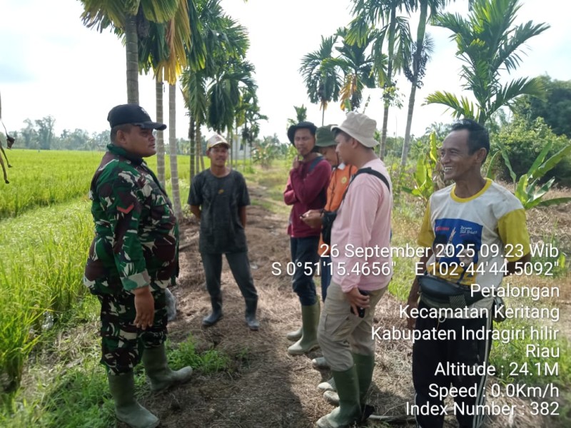 Babinsa Koramil 09/KMG: Patroli untuk Mengantisipasi Karhutla