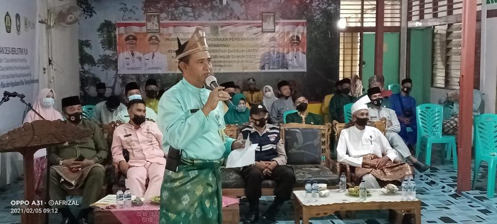 Musrenbang dan Forum RKPD Tahun 2022 Kecamatan Mandah Jadi Percontohan