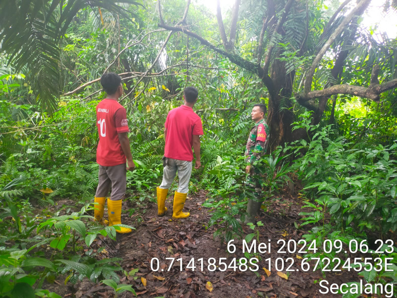 Dengan Patroli, Babinsa Kopda Zakirman Cegah Karhutla di Binaan