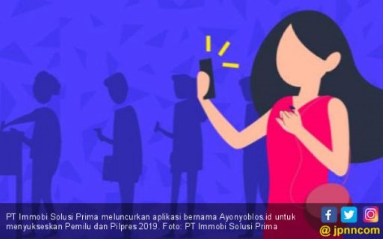Pemilu dan Pilpres 2019 Kian Asyik dengan Aplikasi Ayonyoblos.id