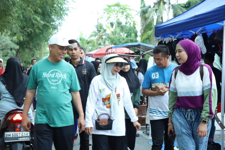 Begini Cara Bupati Inhil Menikmati Libur di Akhir Pekan, Yuk Lihat