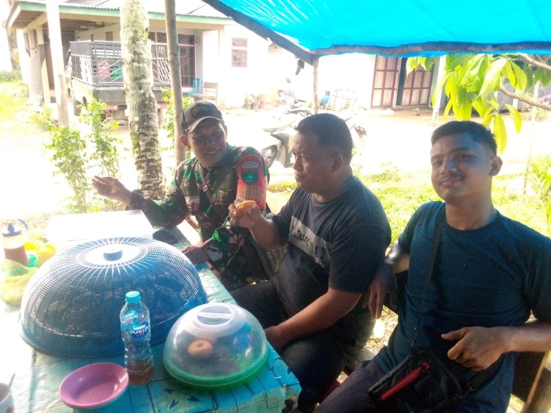 Babinsa Koramil 03/Tempuling Rutin Laksanakan Kegiatan SDM di Wilayah Binaan