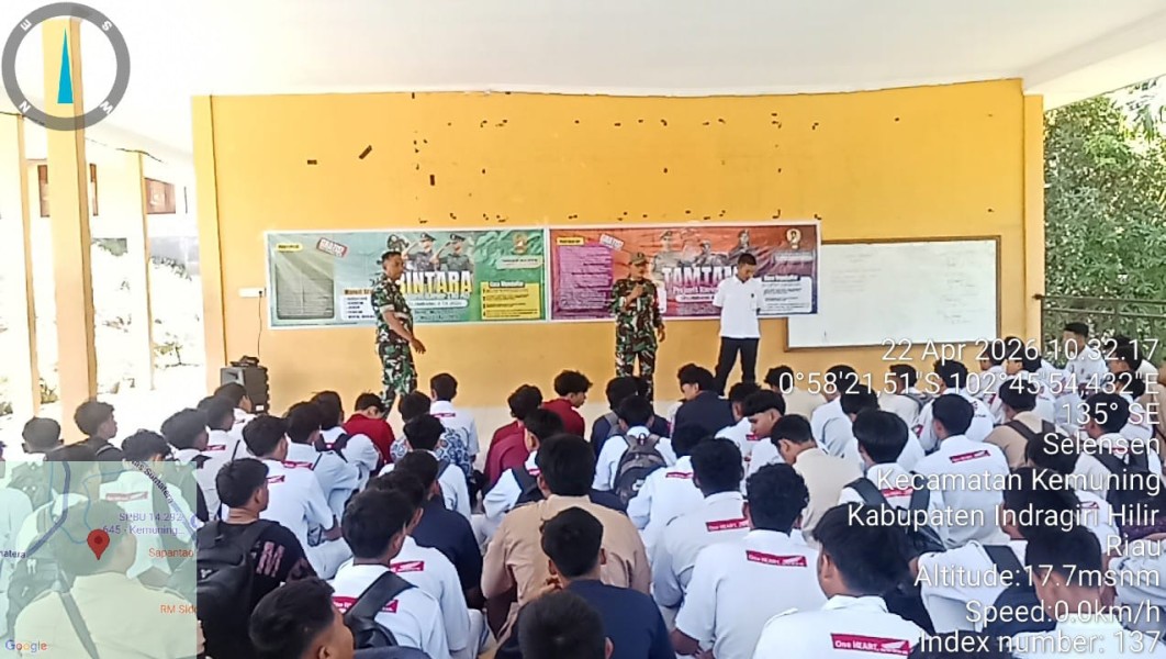 Babinsa Koramil 09/KMG: Pengabdian Dimulai dari Bangku Sekolah