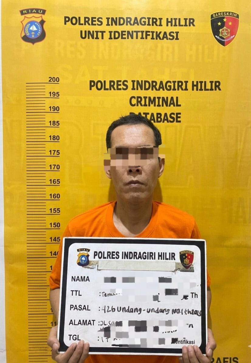 Polres Inhil Ungkap Kasus Perjudian Togel di Pasar Dayang Suri, Satu Pelaku Diamankan