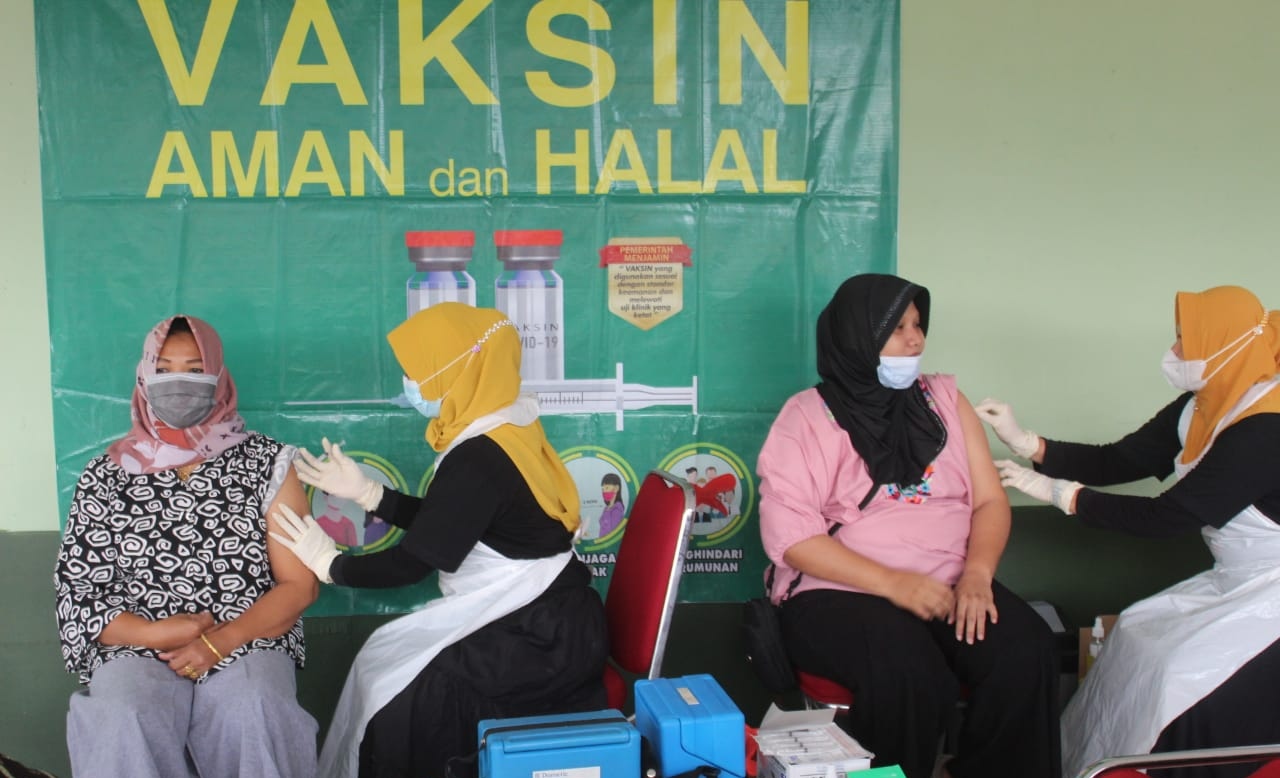 Keluarga Besar Kodim 0314/Inhil Gelar Vaksinasi Tahap II