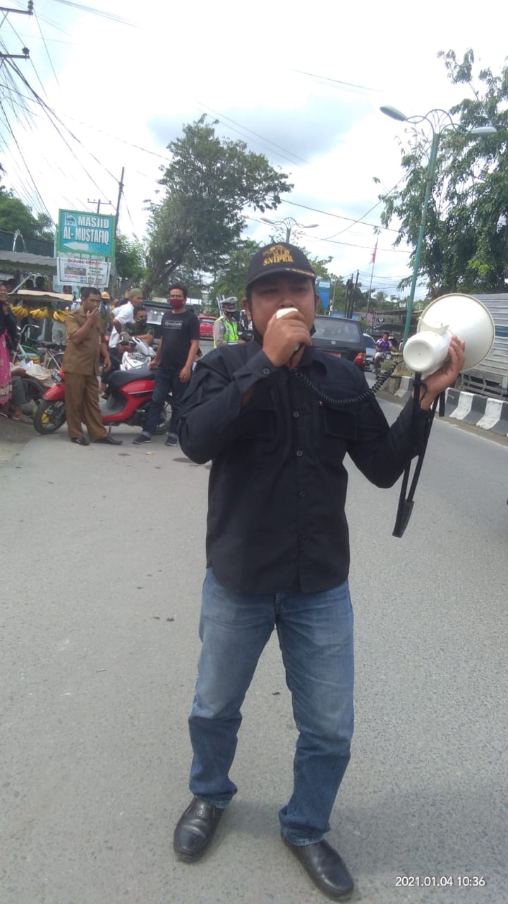 Aktivis 'Tanjungbalai Merdeka' Geruduk Kantor BRI Cabang Tanjungbalai