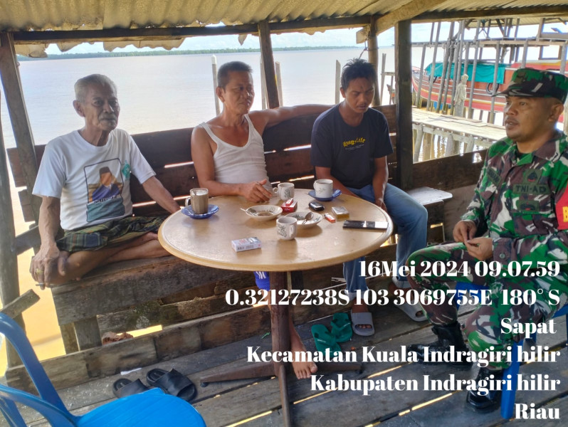 Babinsa Koramil 04/Kuindra Serda Siahaan Perkuat Sinergitas Bersama Masyarakat