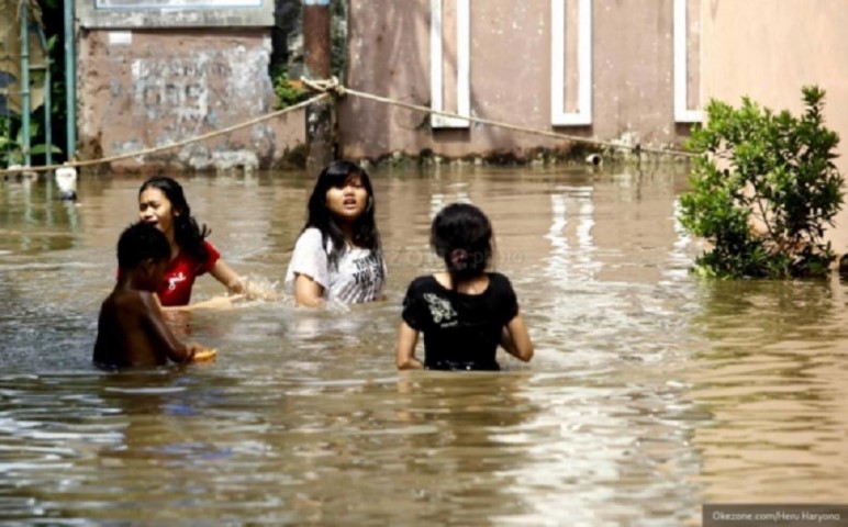 Banjir Terjang 12 Desa di Aceh Jaya, Penduduk Terpaksa Mengungsi