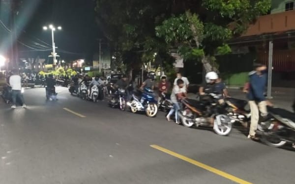 Polresta Tanjung Pinang Amankan Aksi Balap Liar