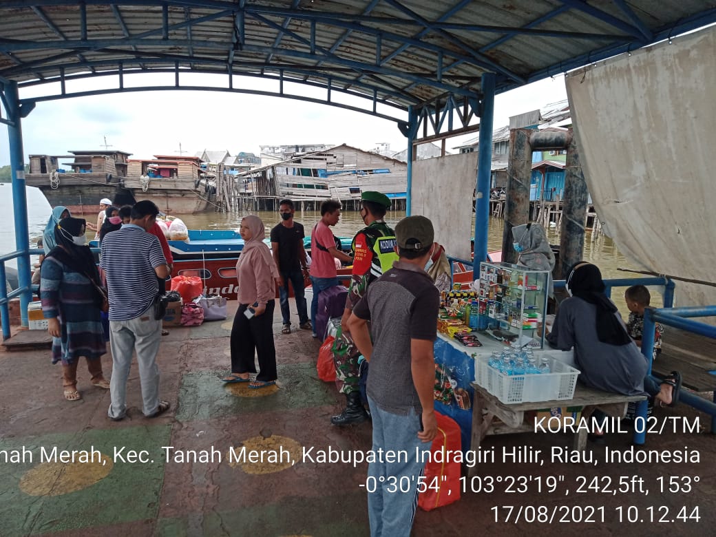 Kawasan Pelabuhan Rutin Jadi Sasaran Gakplin Oleh Koramil 02/Tanah Merah