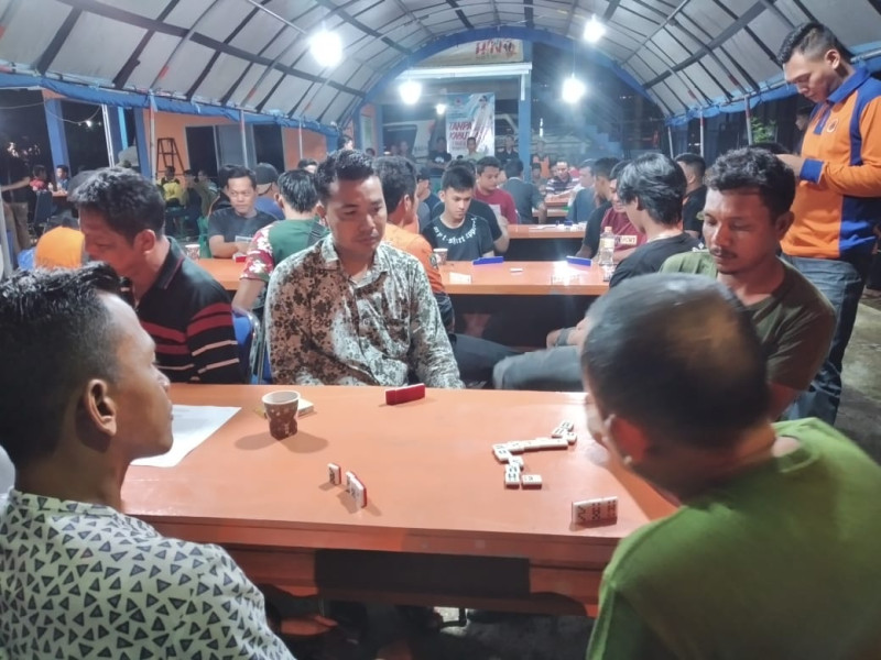 64 Pasang Peserta Meriahkan Lomba Pertandingan Domino Sempena HPN Riau di Inhil