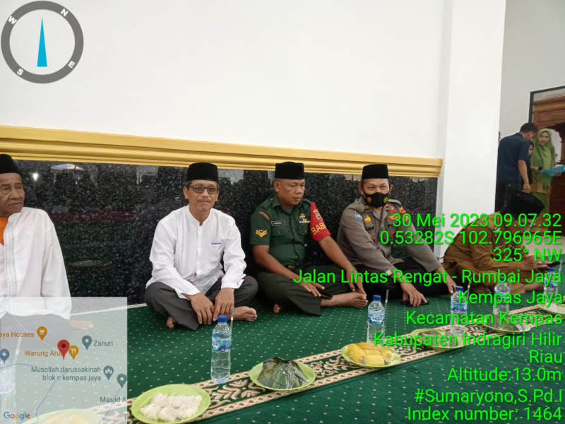 Babinsa 03/Tpl Sertu Mardia Hadiri Harlah Muslimat NU Ke-77
