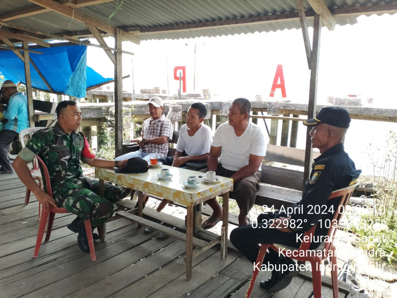 Terkait Hasil Putusan MK, Babinsa Koramil 04/Kuindra Terus Melakukan Pemantauan Terhadap Keamanan di Wilayah