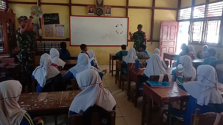 Babinsa Koramil 09/Kmg Berperan Aktif dalam Pemberian Makan Bergizi Gratis