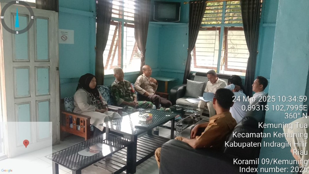 Koramil 09/Kemuning Lakukan Komsos, Membangun Sinergitas dengan Masyarakat