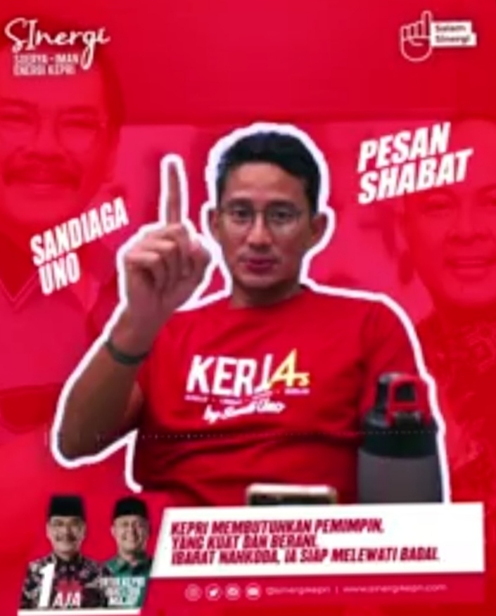Sahabat Soeryo Raspatiano Himbau Pilih Gubernur Kepri Nomor Urut 1