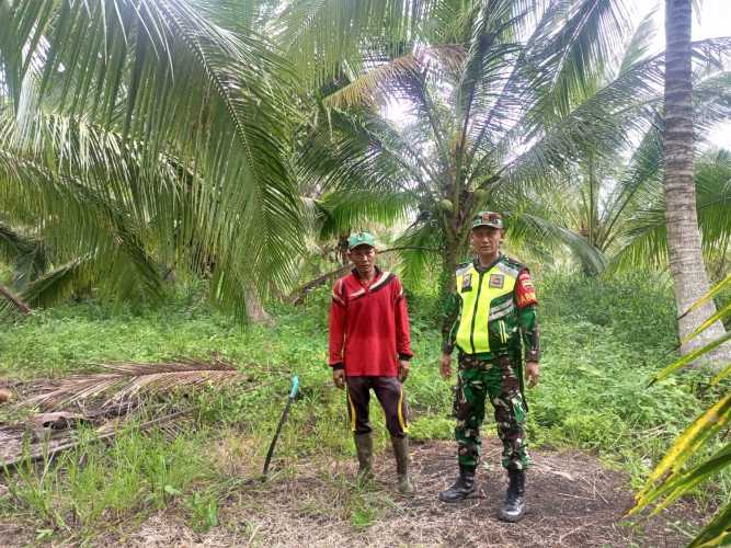 Himbauan Terkait Patroli Karlahut Bersama Babinsa Koramil 04/Kuindra
