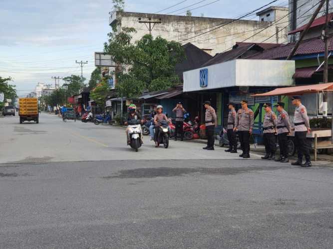 Strong Point Sebagai Wujud Nyata Polres Inhil Beri Pelayanan kepada Masyarakat