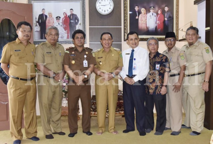 Bupati HM.Wardan Menyambut Kanker BPKP Riau.