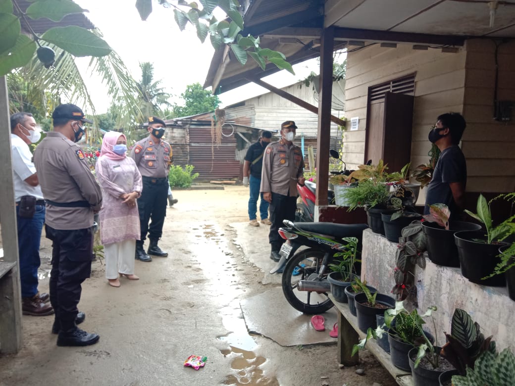 Kapolres Rohil Tinjau Lokasi Isolasi Terpusat di PT. Tunggala Mitra Plantation Pujud