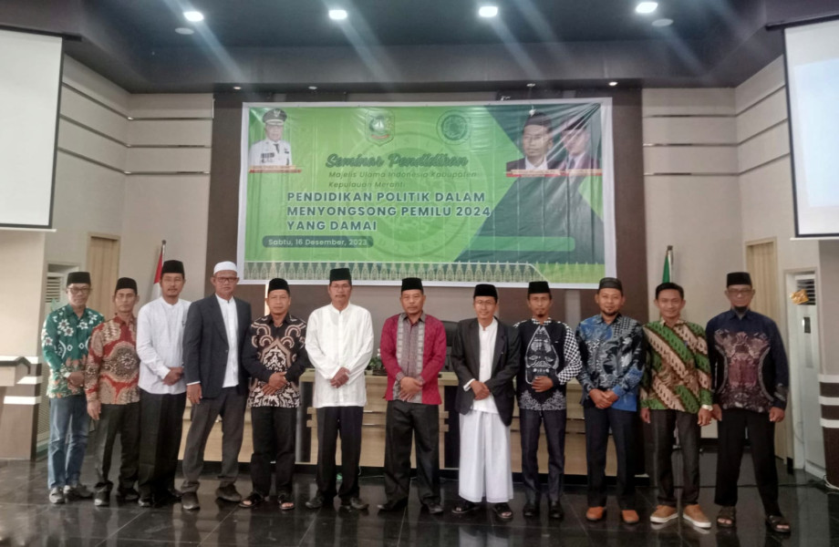 MUI Meranti Gelar Sosialisasi Pendidikan Politik Untuk Pemilu 2024