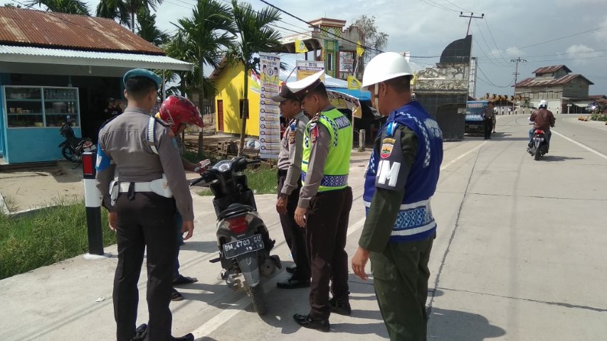 17 Hari Operasi Keselamatan Muara Takus 2018, Polres Inhil Tindak  652 Pelanggar Lalu Lintas