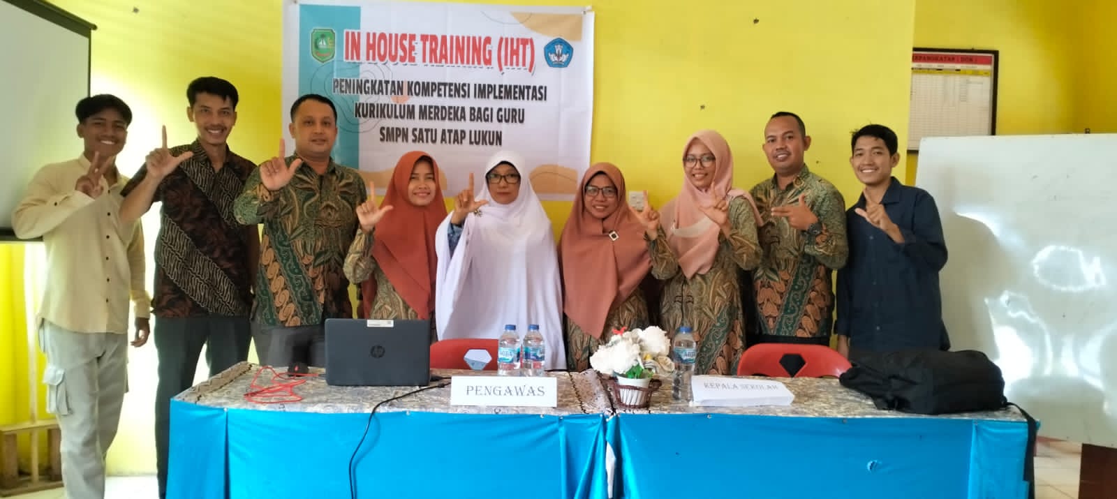 SMPN Satu Atap Lukun Gelar Peningkatan kualitas Guru Melalui In House Training (IHT)