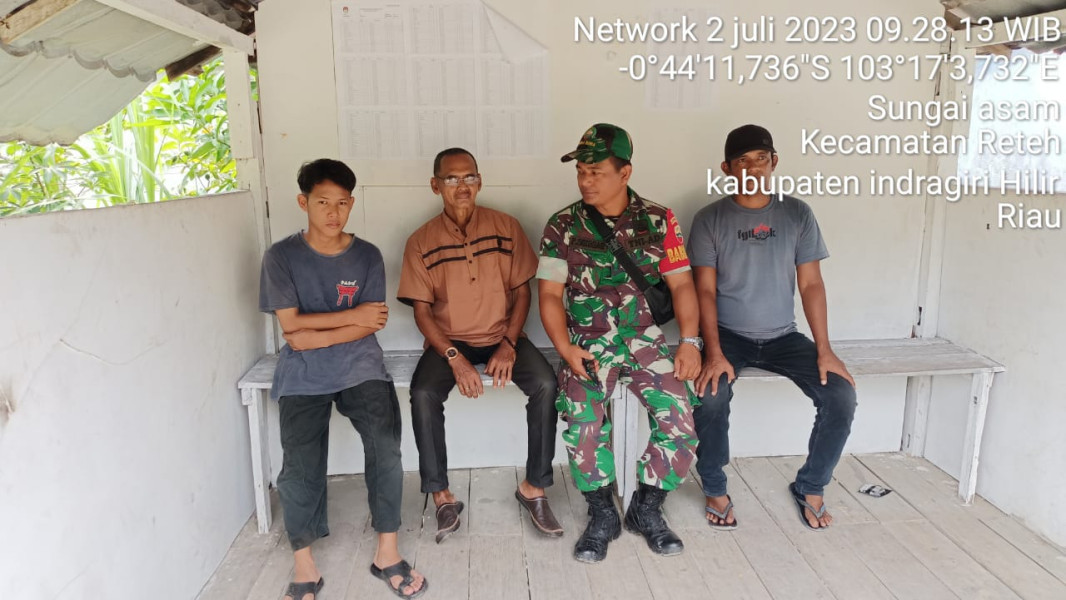 Terkait Keamanan dan Sosialisasi, Serda Pardamean Terus Turun Ke Wilayah