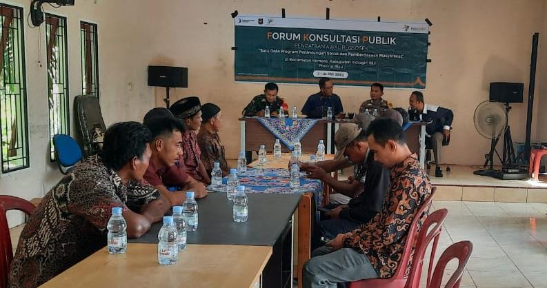 Babinsa Koramil 03/Tpl Hadiri Forum Konsultasi Publik (FKP) Pendataan Awal Regsosek Tahun 2023