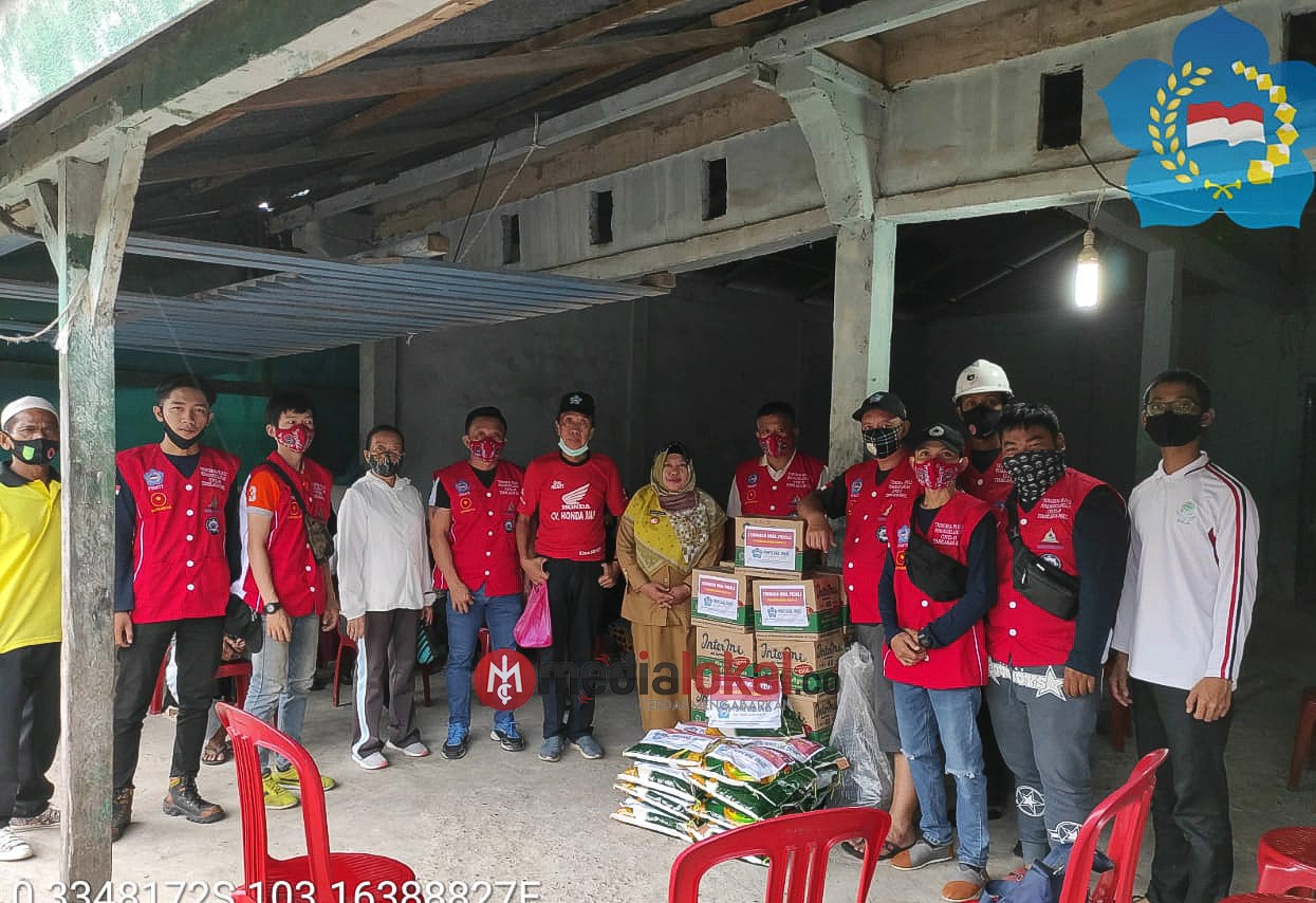 PSMTI Salurkan Bantuan untuk Korban Tanah Longsor Seberang Tembilahan