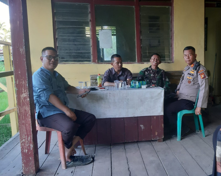 Walau Berjauhan, Koramil 07/Reteh Tetap Jalin Silaturrahmi dan Selalu Harmonis Dengan Babinsa