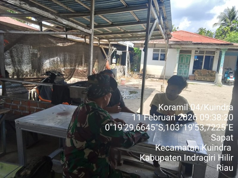 Babinsa Serda Erwin Savitri: Kami Harap Warga Dapat Berperan Aktif