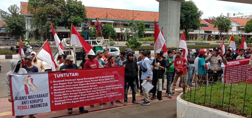 Aliansi Masyarakat Anti Korupsi Peduli Indonesia Datangi Kejaksaan Agung RI