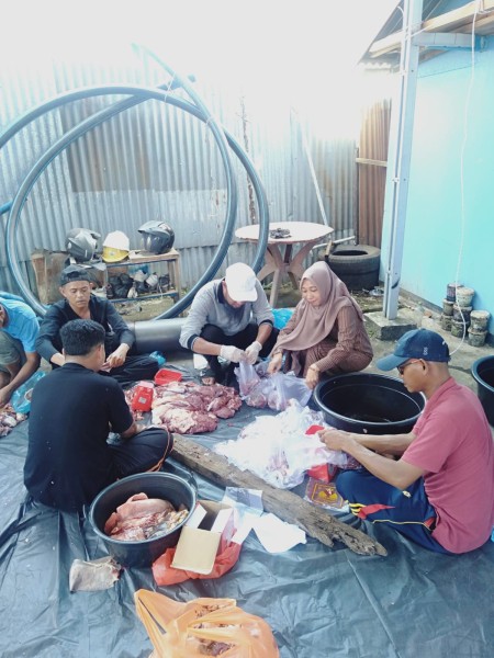 Dua Sapi Kurban dari Pegawai PDAM TI, Bukti Nyata Komitmen Berbagi Tak Pernah Padam