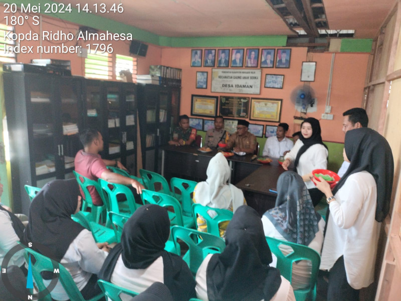 Bhabinsa Koramil 05/Gas Koptu Hudrizarroni Silaturahmi Bersama Kepala Desa