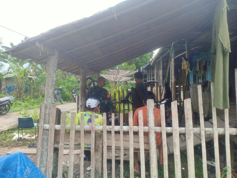 Koramil 07/Reteh Tingkatkan Silaturahmi dan Kebersamaan Dengan Masyarakat Binaan