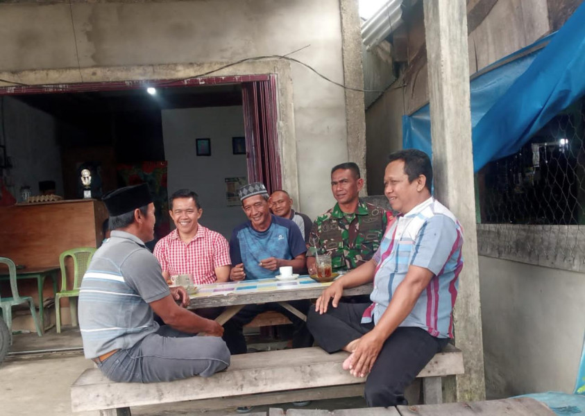 Babinsa 03/Tpl Bertemu Dengan Tomas Menyikapi Situasi di Bulan Ramadhan