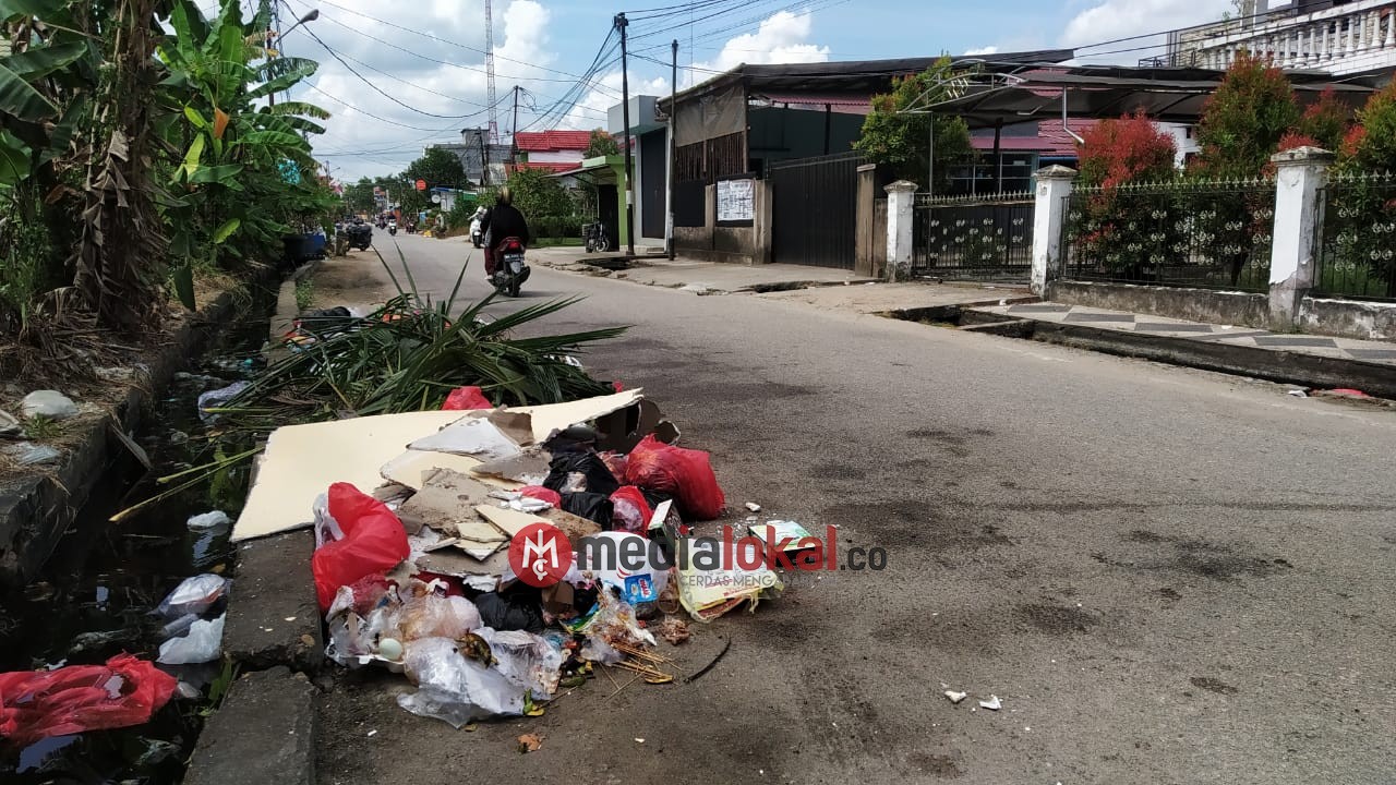 Bau Menyengat! Warga Jalan Trimas Tembilahan Keluhkan TPS Sampah Liar