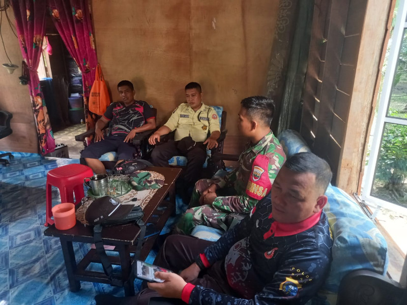 Babinsa Koramil 05/Gas Pratu Sandi Wahyudi Laksanakan Giat Komsos Bersama Warga Binaan