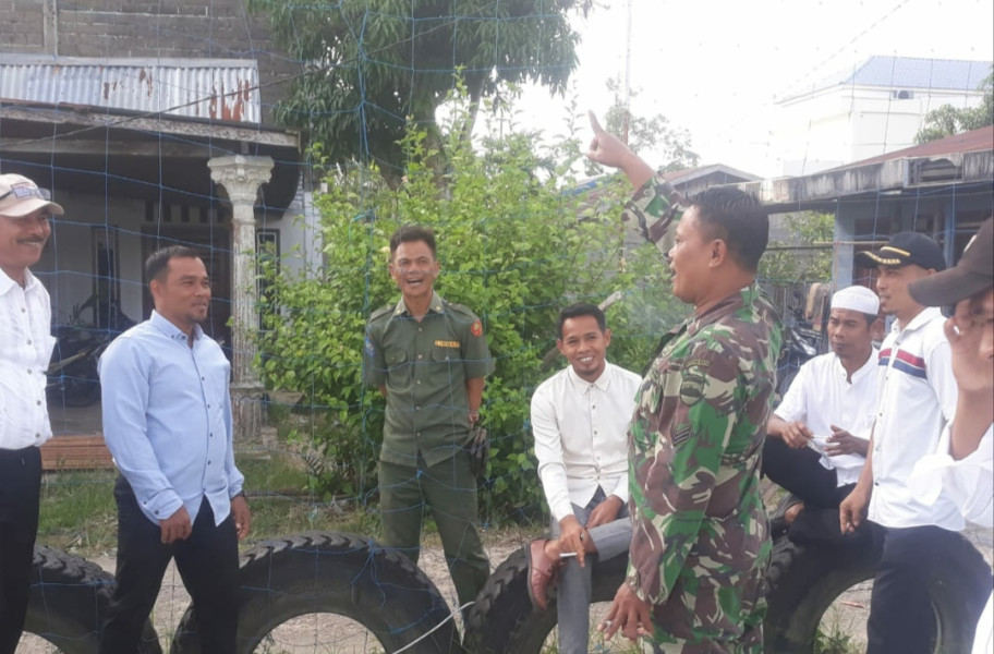 Tingkatkan Sinergitas, Babinsa Koramil 05/GAS Serma Sasmito Laksanakan Giat Komsos