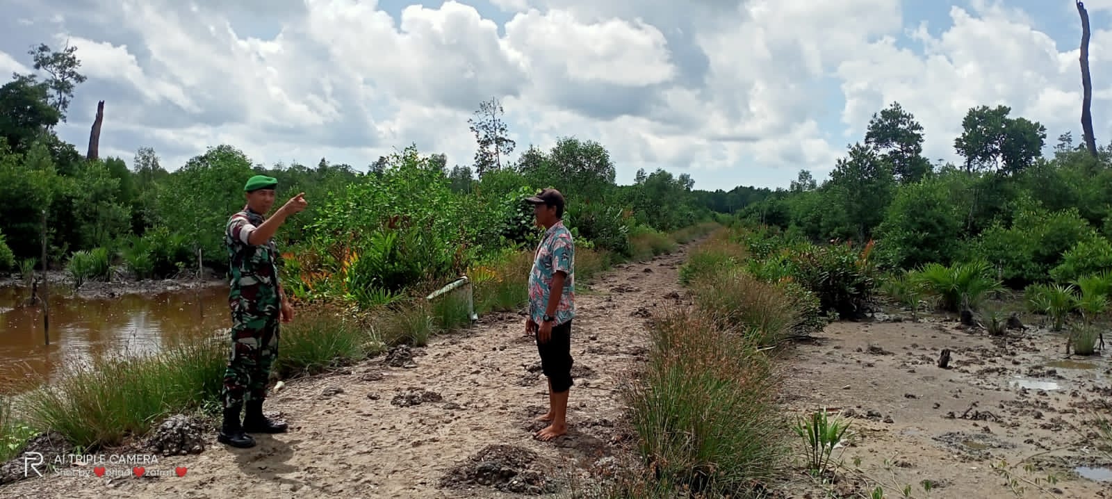 Himbauan Oleh Babinsa Koramil 04/Kuindra Agar Tidak Membuka Lahan Sembarangan