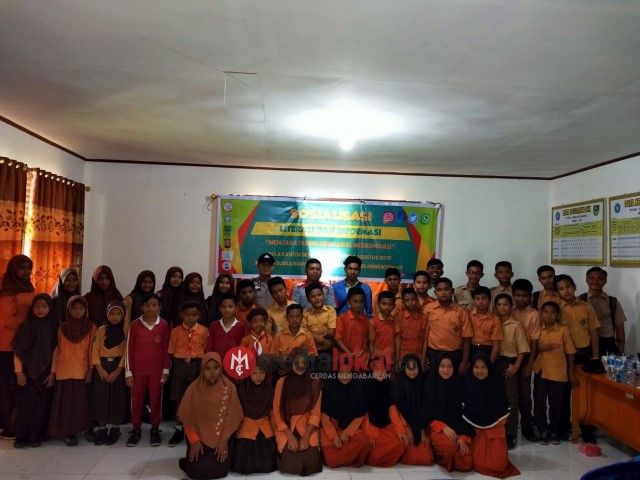 KKN UIN Suska Riau Desa Rokan Koto Ruang Lakukan Kegiatan Peduli Literasi dan Informasi