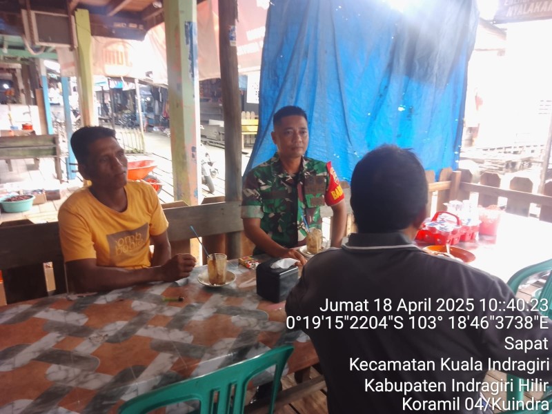 Komsos: Babinsa Koramil 04/Kuindra Meningkatkan Jiwa Patriot dan Cinta Tanah Air